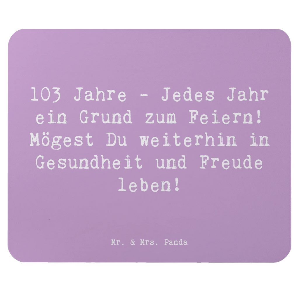 Mauspad Spruch 103. Geburtstag Bürobedarf, Lernen, Computer, Mauspad Büro, Mauspad, Büroausstattung, Einzigartiges Mauspad, Arbeitszimmer, Laptop, PC Zubehör, Mousepad, Mausmatte, Home Office, Mausunterlage, Schenken, Designer Mauspad, Computer zubehör, Geschenk, Geburtstag, Geburtstagsgeschenk