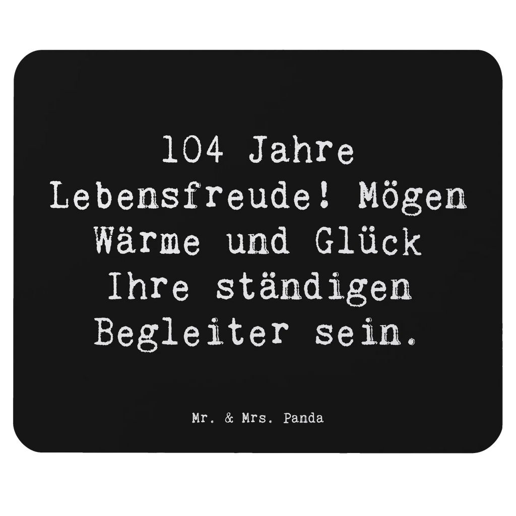 Mauspad Spruch 104. Geburtstag Lebensfreude Computer zubehör, Designer Mauspad, Mousepad, Büroausstattung, Arbeitszimmer, Mauspad Büro, Einzigartiges Mauspad, Mausunterlage, Mauspad, PC Zubehör, Geburtstag, Geburtstagsgeschenk, Geschenk