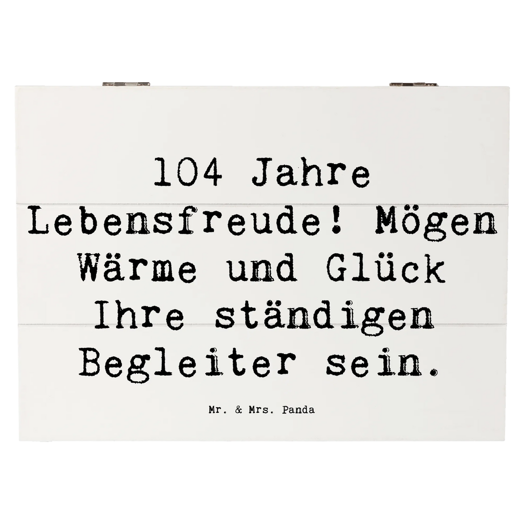 Holzkiste Spruch 104. Geburtstag Lebensfreude XXL, Geschenkbox, Schatulle, Holzkiste, Geschenkdose, Erinnerungskiste, Kiste, Aufbewahrungsbox, Schatzkiste, Dekokiste, Truhe, Erinnerungsbox, Geburtstag, Geburtstagsgeschenk, Geschenk