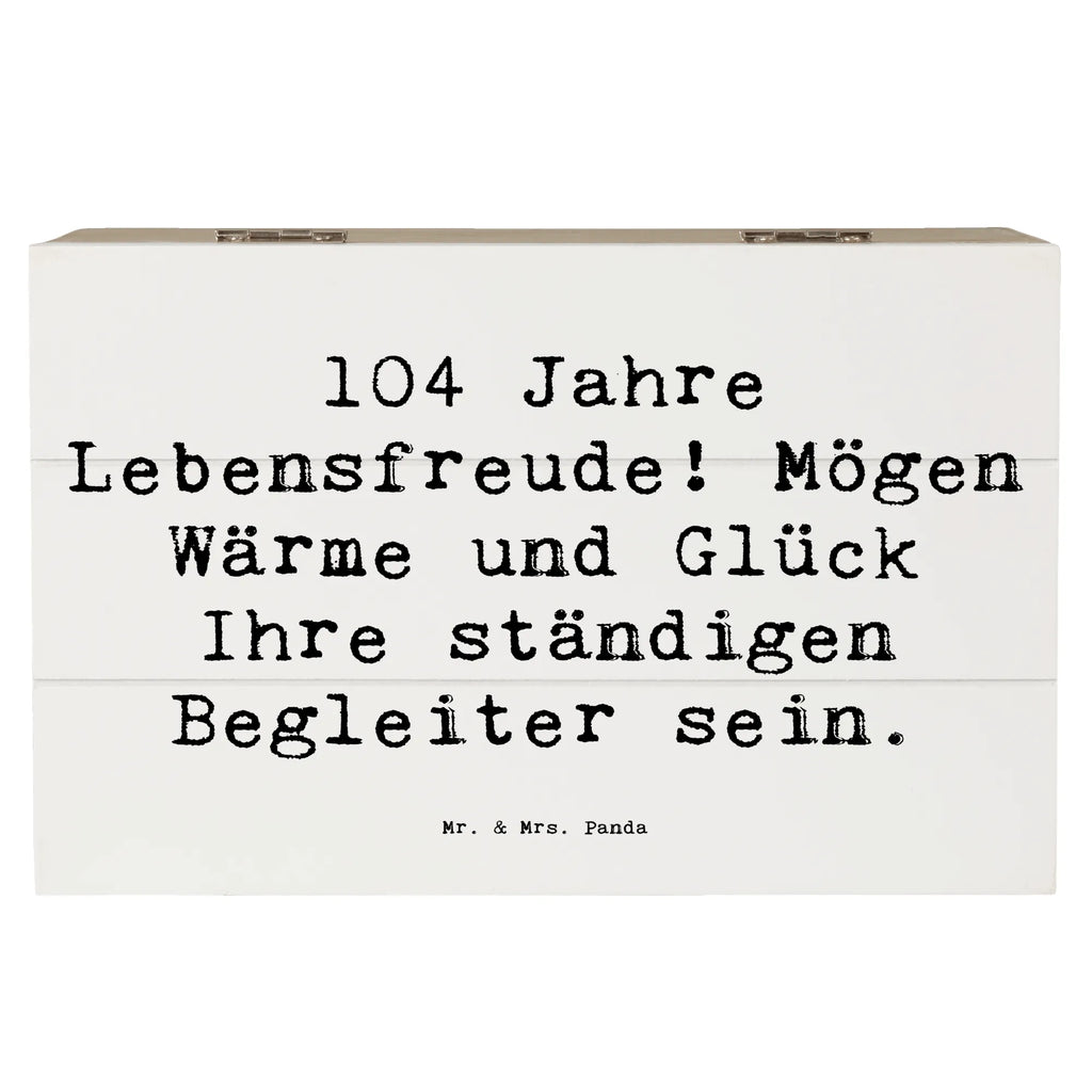 Holzkiste Spruch 104. Geburtstag Lebensfreude XXL, Geschenkbox, Schatulle, Holzkiste, Geschenkdose, Erinnerungskiste, Kiste, Aufbewahrungsbox, Schatzkiste, Dekokiste, Truhe, Erinnerungsbox, Geburtstag, Geburtstagsgeschenk, Geschenk