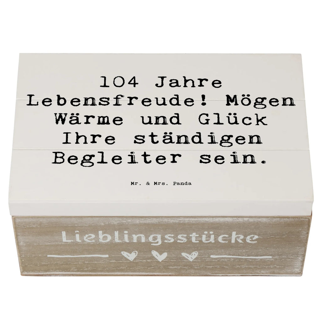Holzkiste Spruch 104. Geburtstag Lebensfreude XXL, Geschenkbox, Schatulle, Holzkiste, Geschenkdose, Erinnerungskiste, Kiste, Aufbewahrungsbox, Schatzkiste, Dekokiste, Truhe, Erinnerungsbox, Geburtstag, Geburtstagsgeschenk, Geschenk