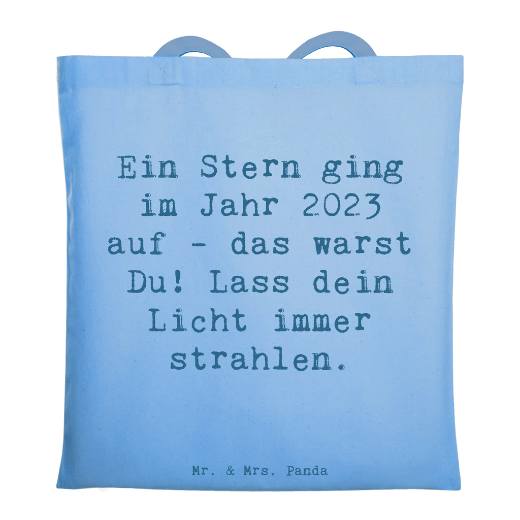 Tote bag Saying Ein Stern ging im Jahr 2023 auf - das warst Du! Lass dein Licht immer strahlen. Beuteltasche, Beutel, Einkaufstasche, Jutebeutel, Stoffbeutel, Tasche, Shopper, Umhängetasche, Strandtasche, Schultertasche, Stofftasche, Tragetasche, Badetasche, Jutetasche, Einkaufstüte, Laptoptasche, Geburtstag, Geburtstagsgeschenk, Geschenk