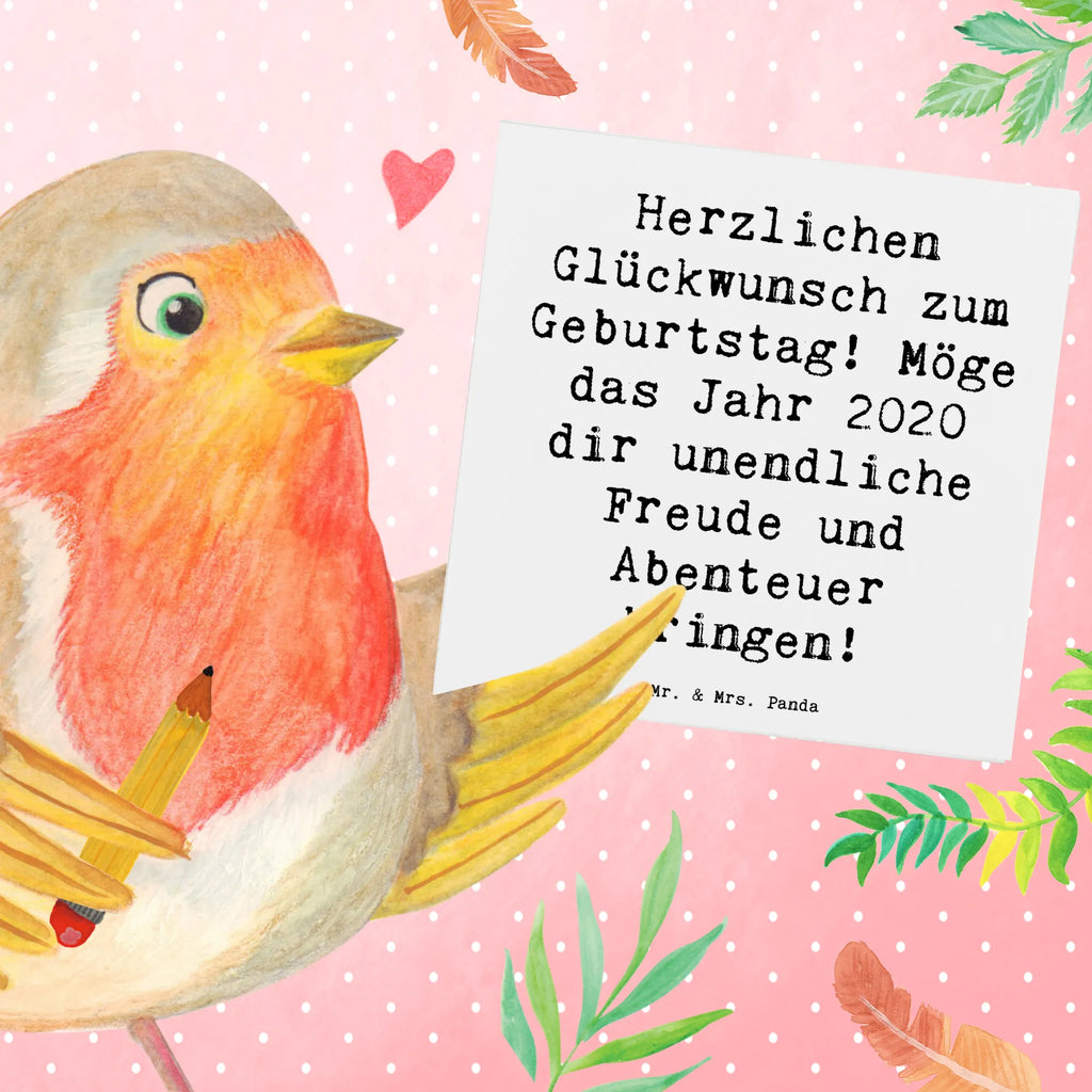 Deluxe Karte Spruch 2020 Geburtstag Freude Karte, Grußkarte, Klappkarte, Einladungskarte, Glückwunschkarte, Hochzeitskarte, Geburtstagskarte, Hochwertige Grußkarte, Hochwertige Klappkarte, Geburtstag, Geburtstagsgeschenk, Geschenk