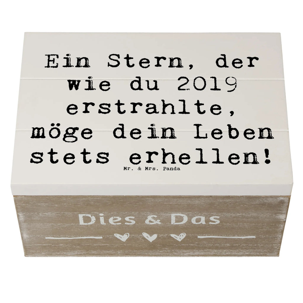 Holzkiste Spruch 2019 Geburtstag Stern Geschenkdose, Erinnerungskiste, Erinnerungsbox, Geschenkbox, Truhe, Holzkiste, Kiste, XXL, Schatulle, Schatzkiste, Dekokiste, Aufbewahrungsbox, Geburtstag, Geburtstagsgeschenk, Geschenk