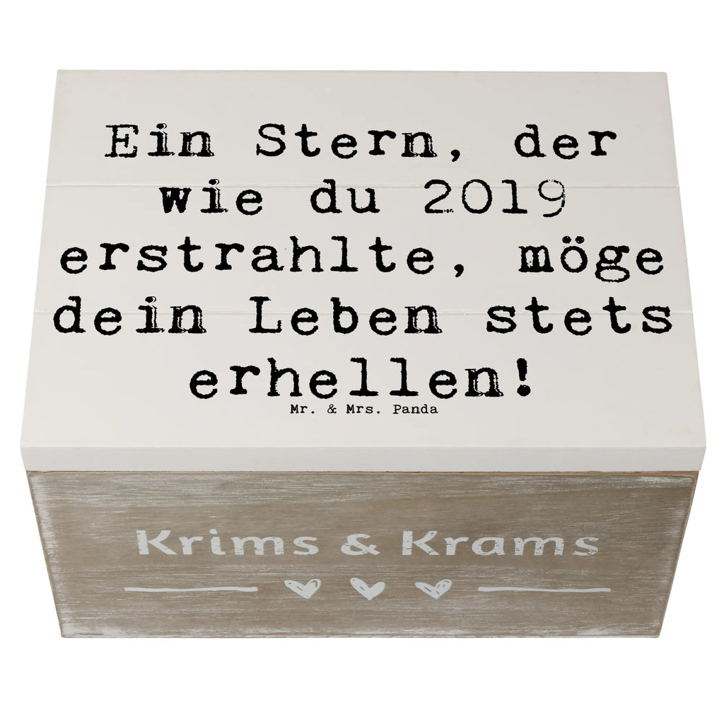 Holzkiste Spruch 2019 Geburtstag Stern Geschenkdose, Erinnerungskiste, Erinnerungsbox, Geschenkbox, Truhe, Holzkiste, Kiste, XXL, Schatulle, Schatzkiste, Dekokiste, Aufbewahrungsbox, Geburtstag, Geburtstagsgeschenk, Geschenk