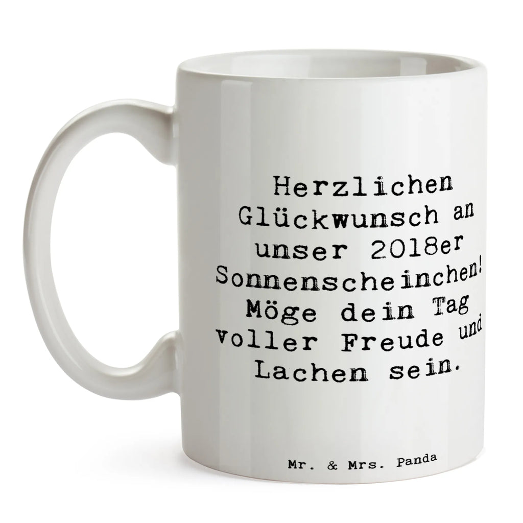 Tasse Spruch 2018 Geburtstag Sonnenscheinchen Tasse mit Zitaten, Teetasse, Geschenktasse, Keramiktasse, Porzellantasse, Kaffeetasse, Tasse, Bürotasse, Tasse mit Motiven, Geburtstag, Geburtstagsgeschenk, Geschenk