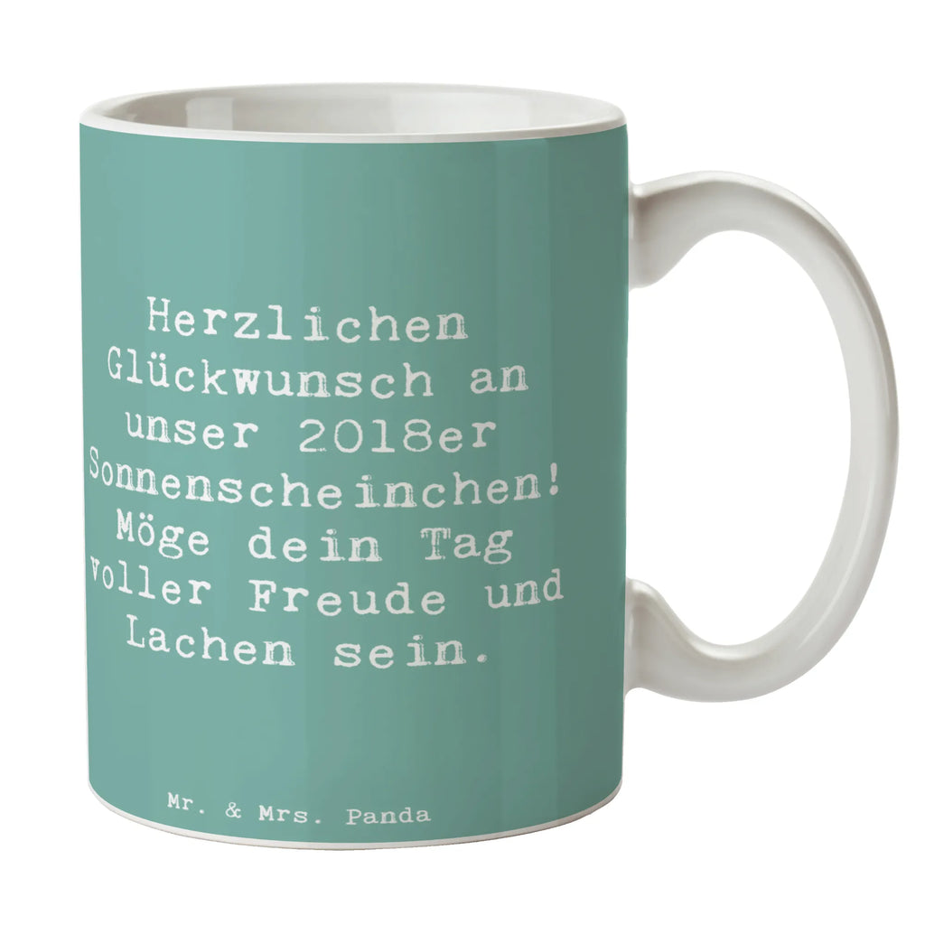 Tasse Spruch 2018 Geburtstag Sonnenscheinchen Tasse mit Zitaten, Teetasse, Geschenktasse, Keramiktasse, Porzellantasse, Kaffeetasse, Tasse, Bürotasse, Tasse mit Motiven, Geburtstag, Geburtstagsgeschenk, Geschenk