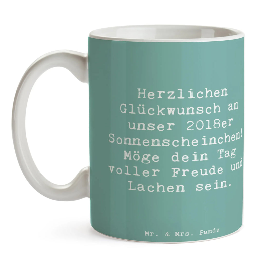 Tasse Spruch 2018 Geburtstag Sonnenscheinchen Tasse mit Zitaten, Teetasse, Geschenktasse, Keramiktasse, Porzellantasse, Kaffeetasse, Tasse, Bürotasse, Tasse mit Motiven, Geburtstag, Geburtstagsgeschenk, Geschenk