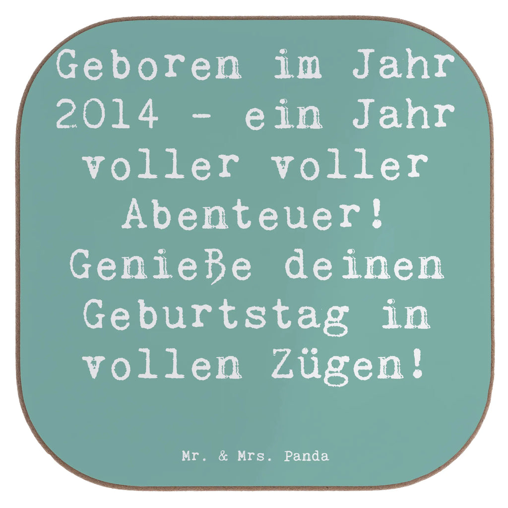 Square coaster Saying Geboren im Jahr 2014 - ein Jahr voller voller Abenteuer! Genieße deinen Geburtstag in vollen Zügen! Glasuntersetzer, Untersetzer aus Holz, Untersetzer Design, Untersetzer Gläser, Tassen Untersetzer, Bierdeckel, Korkuntersetzer, Untersetzer Holz, Holzuntersetzer, Untersetzer, Getränkeuntersetzer, Untersetzer für Gläser, Geburtstag, Geburtstagsgeschenk, Geschenk