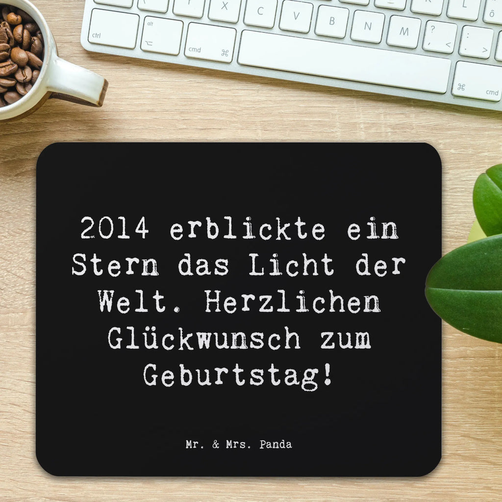 Mouse mat Saying 2014 erblickte ein Stern das Licht der Welt. Herzlichen Glückwunsch zum Geburtstag! Arbeitszimmer, Designer Mauspad, Büroausstattung, Mausunterlage, Mauspad Büro, Mauspad, Computer zubehör, Einzigartiges Mauspad, PC Zubehör, Mousepad, Geburtstag, Geburtstagsgeschenk, Geschenk