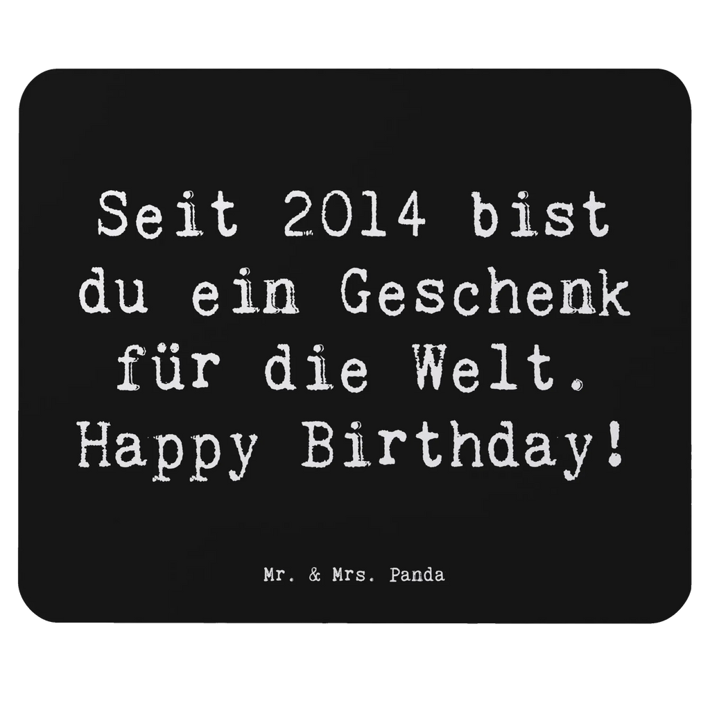 Mouse mat Saying Seit 2014 bist du ein Geschenk für die Welt. Happy Birthday! Arbeitszimmer, Designer Mauspad, Mauspad, Mauspad Büro, Mausunterlage, Einzigartiges Mauspad, PC Zubehör, Mousepad, Computer zubehör, Büroausstattung, Geburtstag, Geburtstagsgeschenk, Geschenk