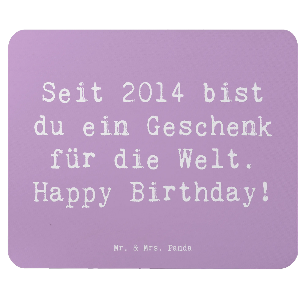 Mouse mat Saying Seit 2014 bist du ein Geschenk für die Welt. Happy Birthday! Arbeitszimmer, Designer Mauspad, Mauspad, Mauspad Büro, Mausunterlage, Einzigartiges Mauspad, PC Zubehör, Mousepad, Computer zubehör, Büroausstattung, Geburtstag, Geburtstagsgeschenk, Geschenk