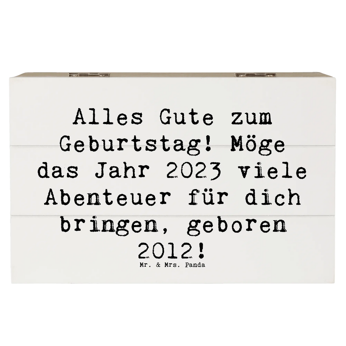 Holzkiste Spruch 2012 Geburtstag