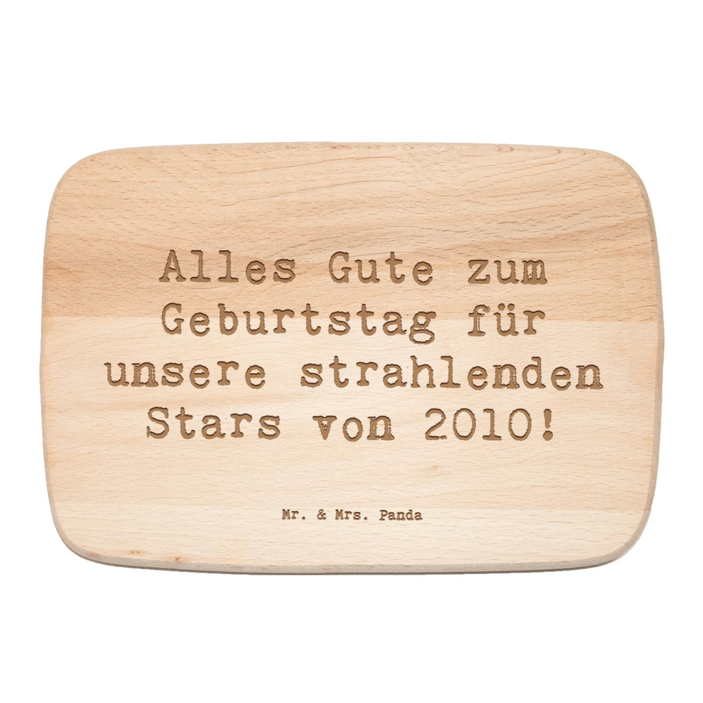 Śniadaniowa deska Przysłowie Alles Gute zum Geburtstag für unsere strahlenden Stars von 2010! Urodziny, prezent urodzinowy, prezent