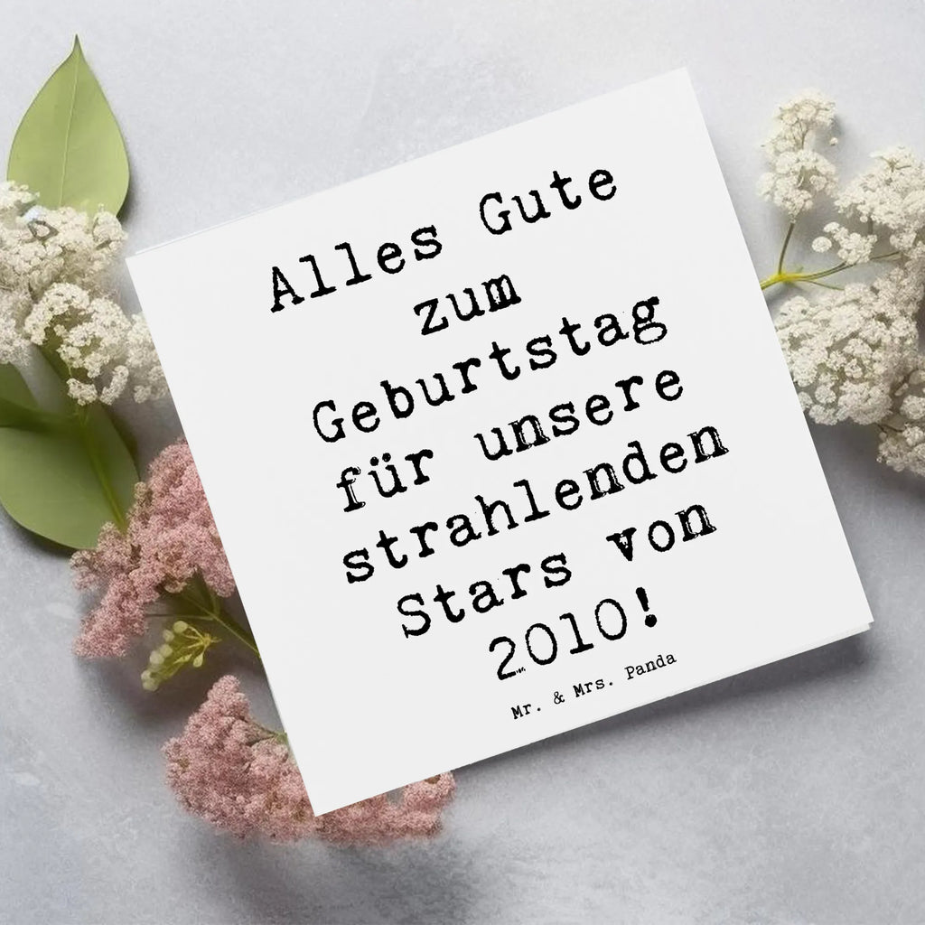 Deluxe Card Saying Alles Gute zum Geburtstag für unsere strahlenden Stars von 2010! Karte, Grußkarte, Klappkarte, Einladungskarte, Glückwunschkarte, Hochzeitskarte, Geburtstagskarte, Hochwertige Grußkarte, Hochwertige Klappkarte, Geburtstag, Geburtstagsgeschenk, Geschenk