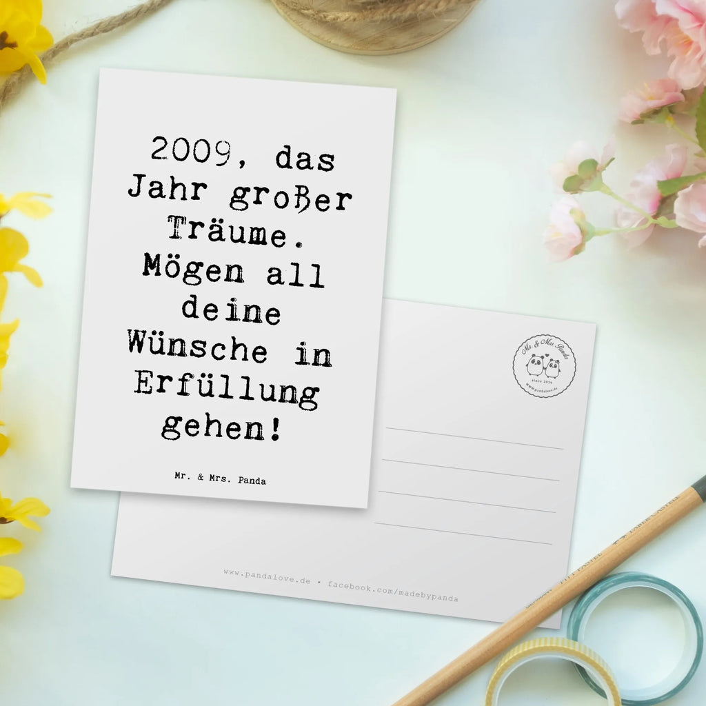 Postcard Saying 2009, das Jahr großer Träume. Mögen all deine Wünsche in Erfüllung gehen! Grußkarte, Einladungskarten Geburtstag, Geburtstagskarte, Karte, Ansichtskarten, Geschenkkarte, Dankeskarte, Einladung, Einladungskarte, Ansichtskarte, Postkarte, Einladung Geburtstag, Geburtstag, Geburtstagsgeschenk, Geschenk