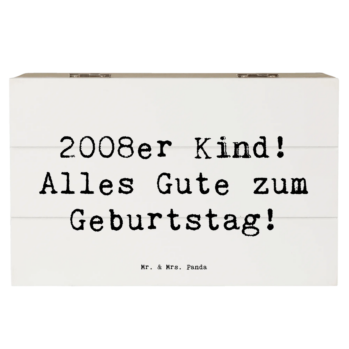 Holzkiste Spruch 2008 Geburtstag