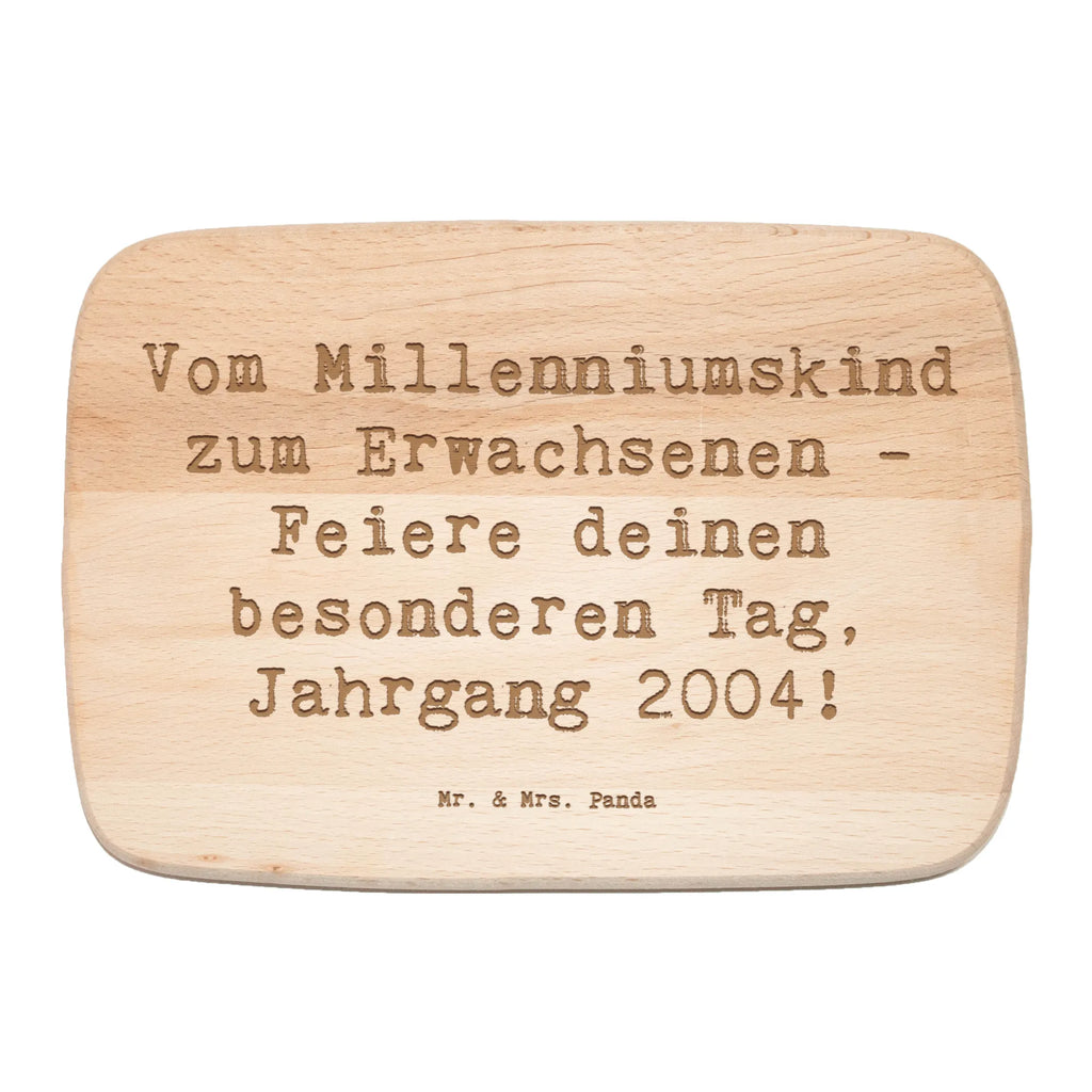 Bambus - deska do krojenia Przysłowie Vom Millenniumskind zum Erwachsenen - Feiere deinen besonderen Tag, Jahrgang 2004! Urodziny, prezent urodzinowy, prezent