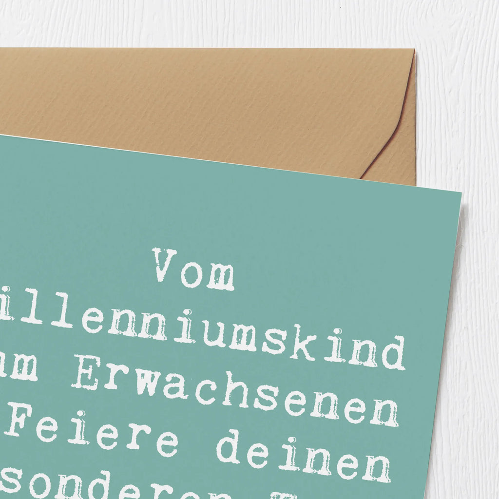 Deluxe Karte Spruch 2004 Geburtstag Karte, Grußkarte, Klappkarte, Einladungskarte, Glückwunschkarte, Hochzeitskarte, Geburtstagskarte, Hochwertige Grußkarte, Hochwertige Klappkarte, Geburtstag, Geburtstagsgeschenk, Geschenk