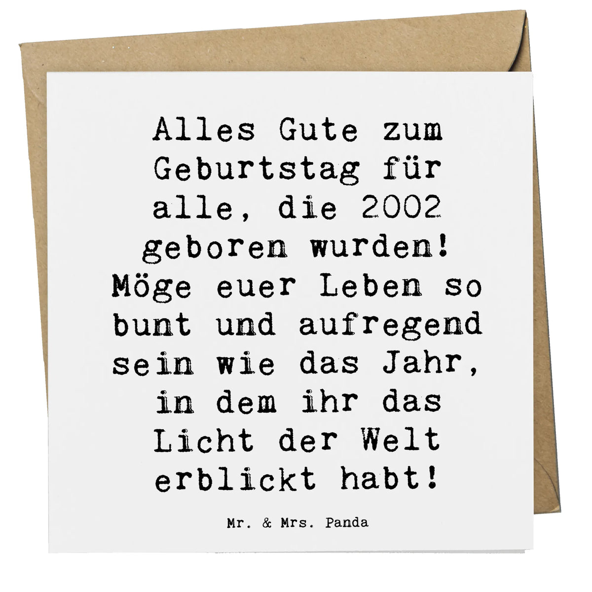 Karta Deluxe Powiedzenie Alles Gute zum Geburtstag für alle, die 2002 geboren wurden! Möge euer Leben so bunt und aufregend sein wie das Jahr, in dem ihr das Licht der Welt erblickt habt!
