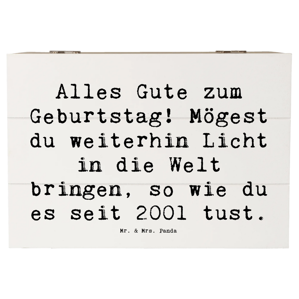 Holzkiste Spruch 2001 Geburtstag Licht Aufbewahrungsbox, Holzkiste, Erinnerungsbox, Kiste, Truhe, Geschenkbox, Erinnerungskiste, XXL, Schatulle, Schatzkiste, Geschenkdose, Dekokiste, Geburtstag, Geburtstagsgeschenk, Geschenk