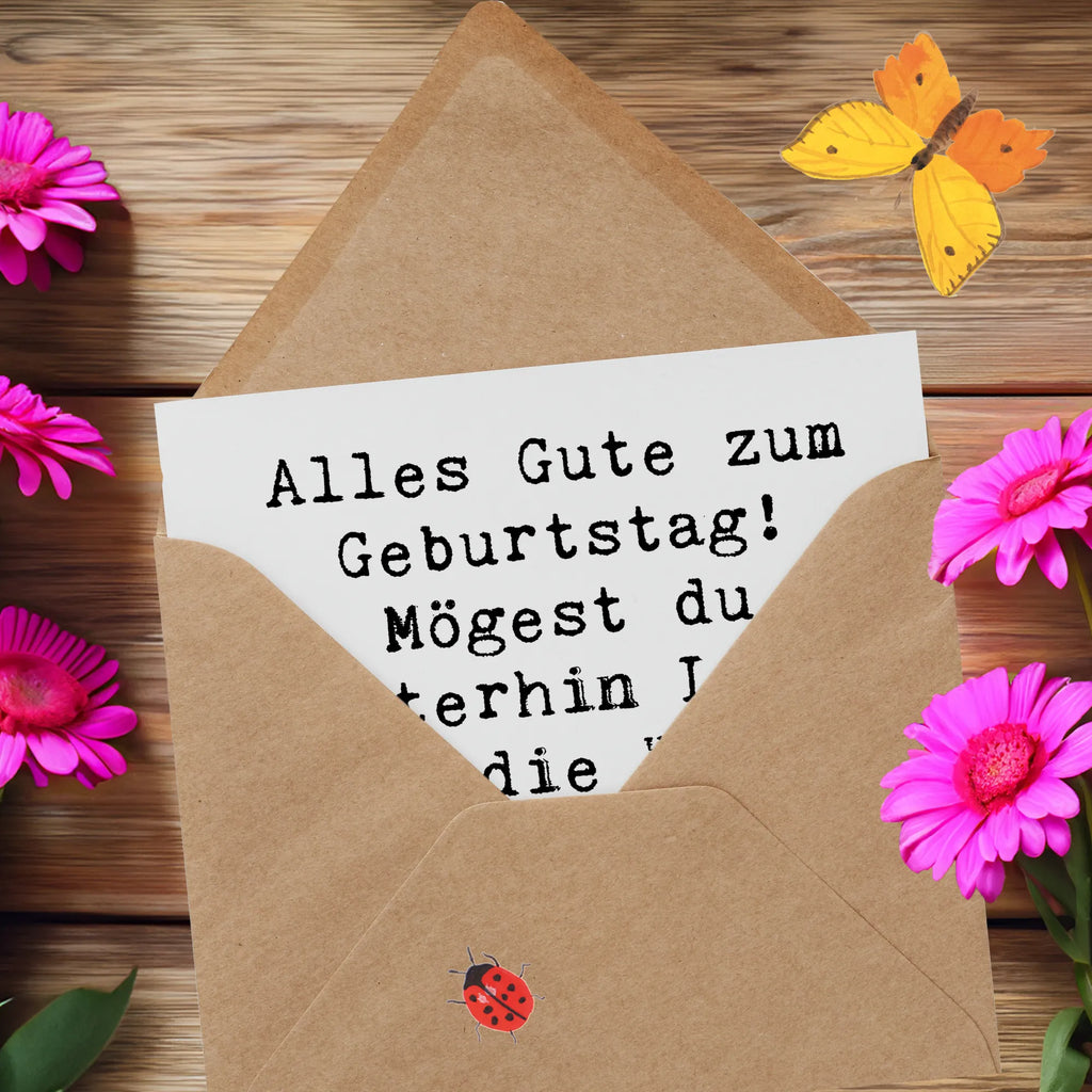 Deluxe Karte Spruch 2001 Geburtstag Licht Karte, Grußkarte, Klappkarte, Einladungskarte, Glückwunschkarte, Hochzeitskarte, Geburtstagskarte, Hochwertige Grußkarte, Hochwertige Klappkarte, Geburtstag, Geburtstagsgeschenk, Geschenk