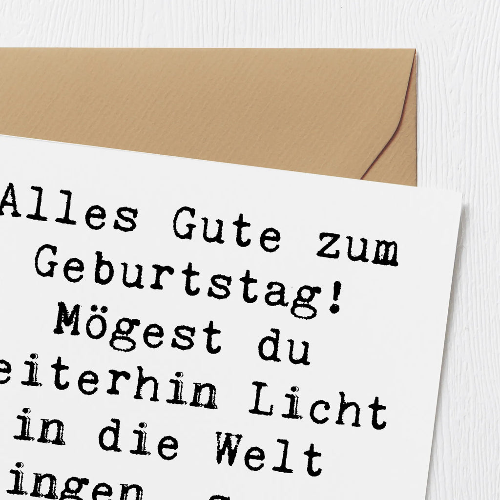 Deluxe Karte Spruch 2001 Geburtstag Licht Karte, Grußkarte, Klappkarte, Einladungskarte, Glückwunschkarte, Hochzeitskarte, Geburtstagskarte, Hochwertige Grußkarte, Hochwertige Klappkarte, Geburtstag, Geburtstagsgeschenk, Geschenk