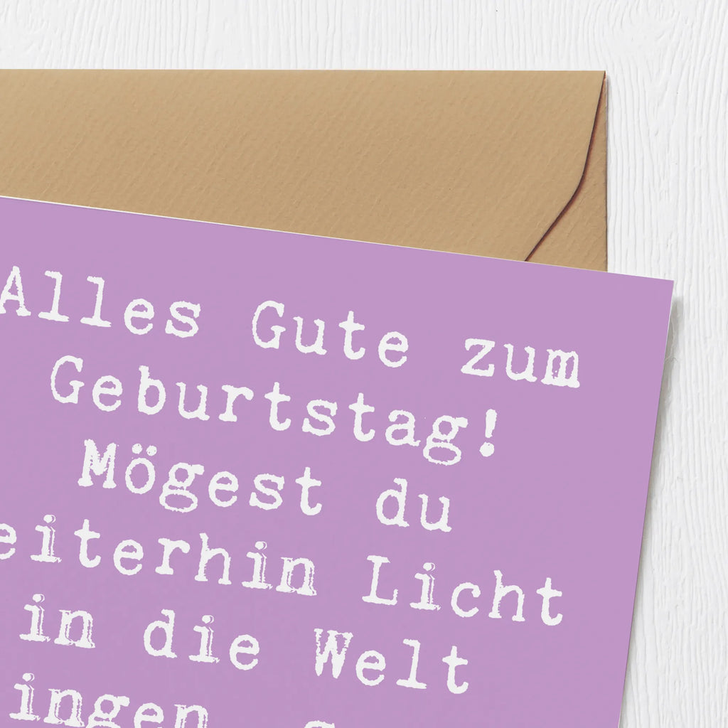 Deluxe Karte Spruch 2001 Geburtstag Licht Karte, Grußkarte, Klappkarte, Einladungskarte, Glückwunschkarte, Hochzeitskarte, Geburtstagskarte, Hochwertige Grußkarte, Hochwertige Klappkarte, Geburtstag, Geburtstagsgeschenk, Geschenk