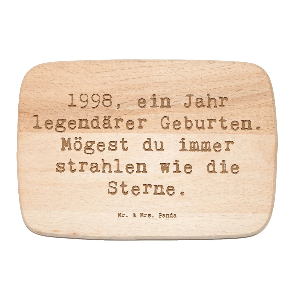 Śniadaniowa deska Przysłowie 1998, ein Jahr legendärer Geburten. Mögest du immer strahlen wie die Sterne. Urodziny, prezent urodzinowy, prezent