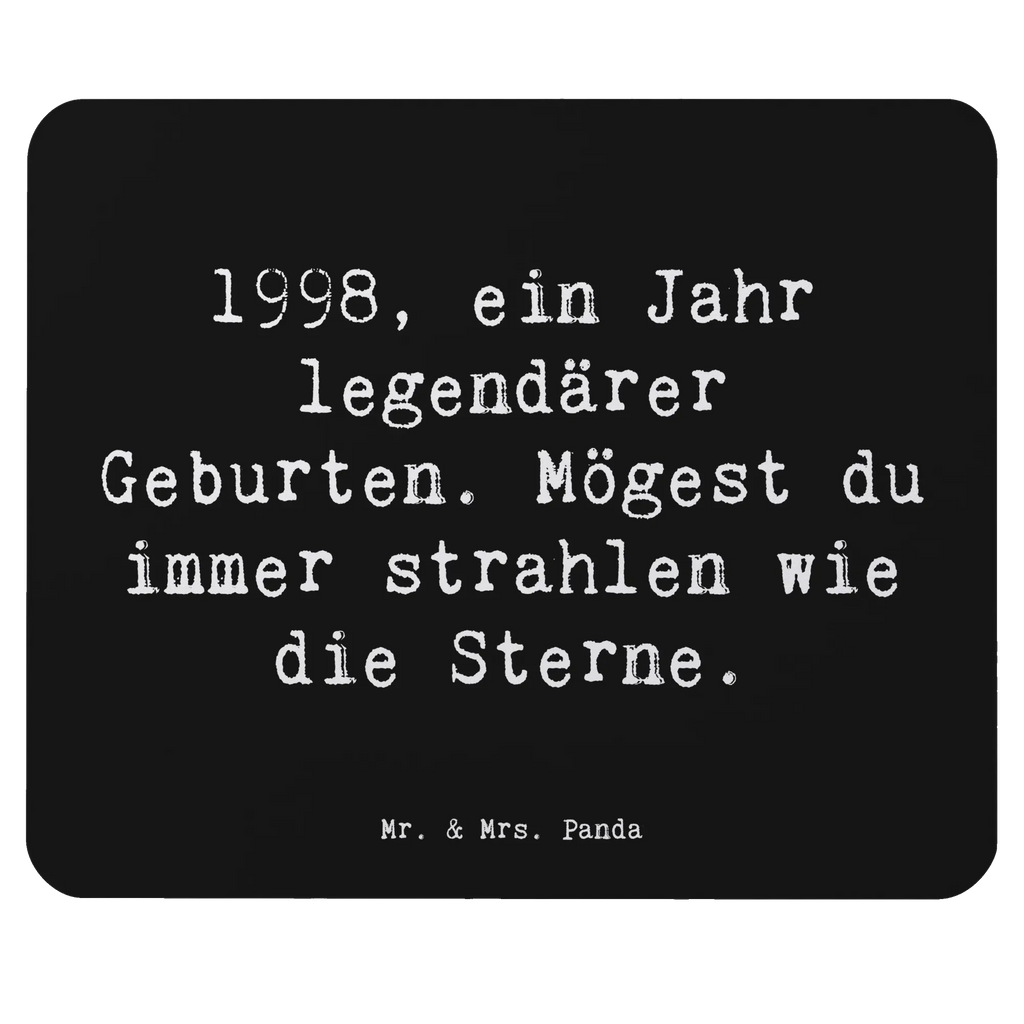 Mouse mat Saying 1998, ein Jahr legendärer Geburten. Mögest du immer strahlen wie die Sterne. PC Zubehör, Computer zubehör, Büroausstattung, Mauspad Büro, Arbeitszimmer, Mauspad, Mausunterlage, Mousepad, Einzigartiges Mauspad, Designer Mauspad, Geburtstag, Geburtstagsgeschenk, Geschenk