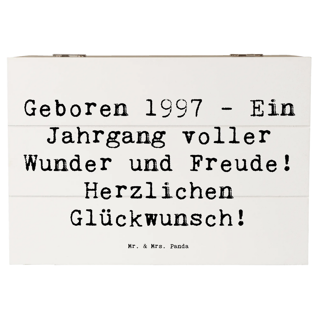 Holzkiste Spruch 1997 Geburtstag Holzkiste, Erinnerungsbox, Geschenkbox, Dekokiste, Schatulle, Truhe, XXL, Aufbewahrungsbox, Geschenkdose, Erinnerungskiste, Schatzkiste, Kiste, Geburtstag, Geburtstagsgeschenk, Geschenk