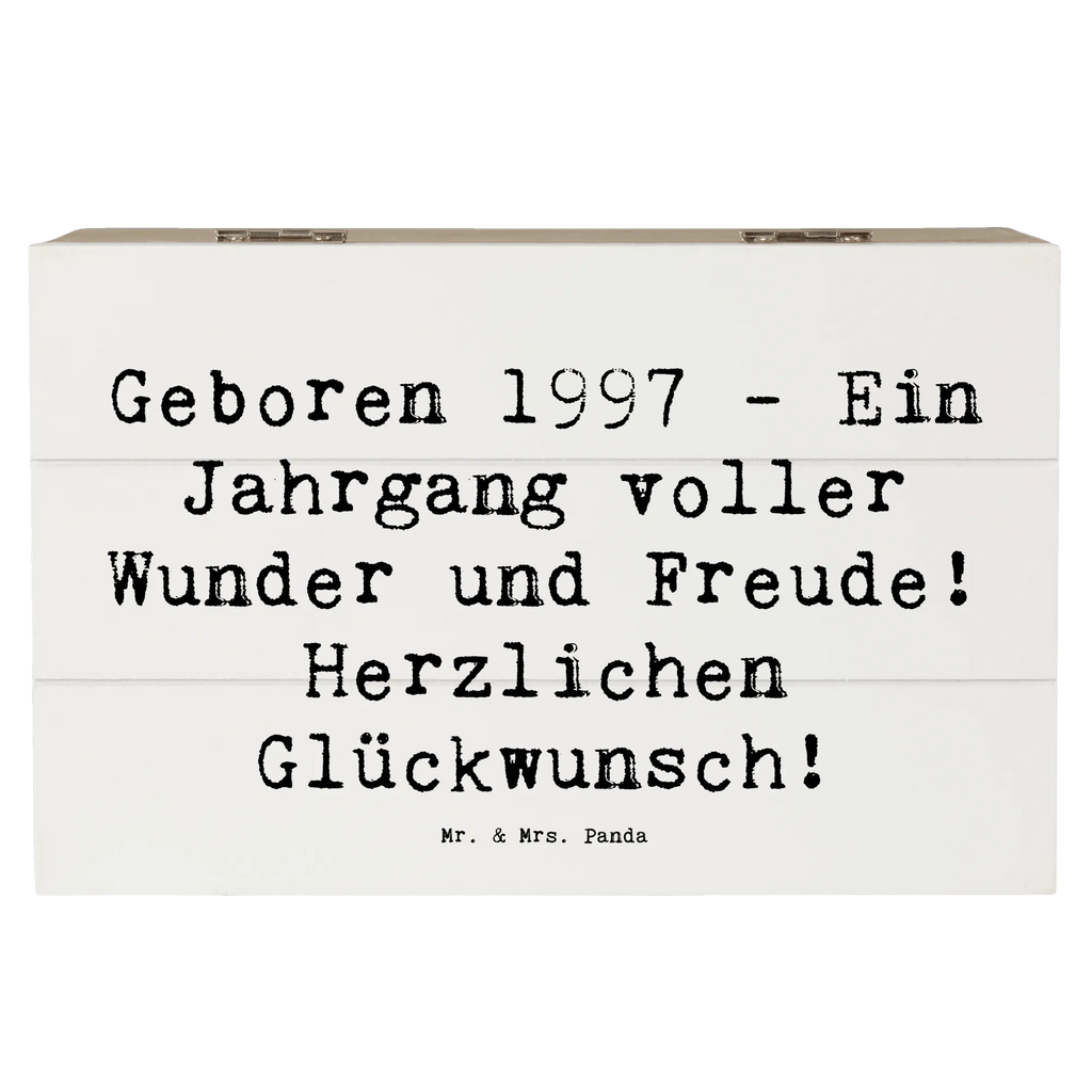 Holzkiste Spruch 1997 Geburtstag Holzkiste, Erinnerungsbox, Geschenkbox, Dekokiste, Schatulle, Truhe, XXL, Aufbewahrungsbox, Geschenkdose, Erinnerungskiste, Schatzkiste, Kiste, Geburtstag, Geburtstagsgeschenk, Geschenk