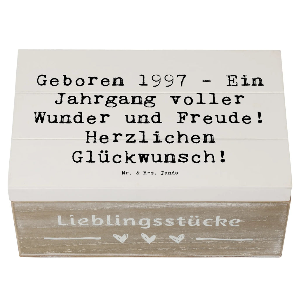 Holzkiste Spruch 1997 Geburtstag Holzkiste, Erinnerungsbox, Geschenkbox, Dekokiste, Schatulle, Truhe, XXL, Aufbewahrungsbox, Geschenkdose, Erinnerungskiste, Schatzkiste, Kiste, Geburtstag, Geburtstagsgeschenk, Geschenk