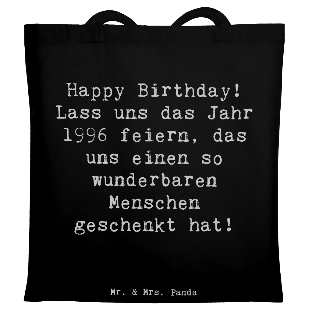 Tote bag Saying Happy Birthday! Lass uns das Jahr 1996 feiern, das uns einen so wunderbaren Menschen geschenkt hat! Laptoptasche, Strandtasche, Shopper, Einkaufstüte, Einkaufstasche, Jutetasche, Tragetasche, Umhängetasche, Schultertasche, Stoffbeutel, Stofftasche, Beutel, Tasche, Badetasche, Jutebeutel, Beuteltasche, Geburtstag, Geburtstagsgeschenk, Geschenk