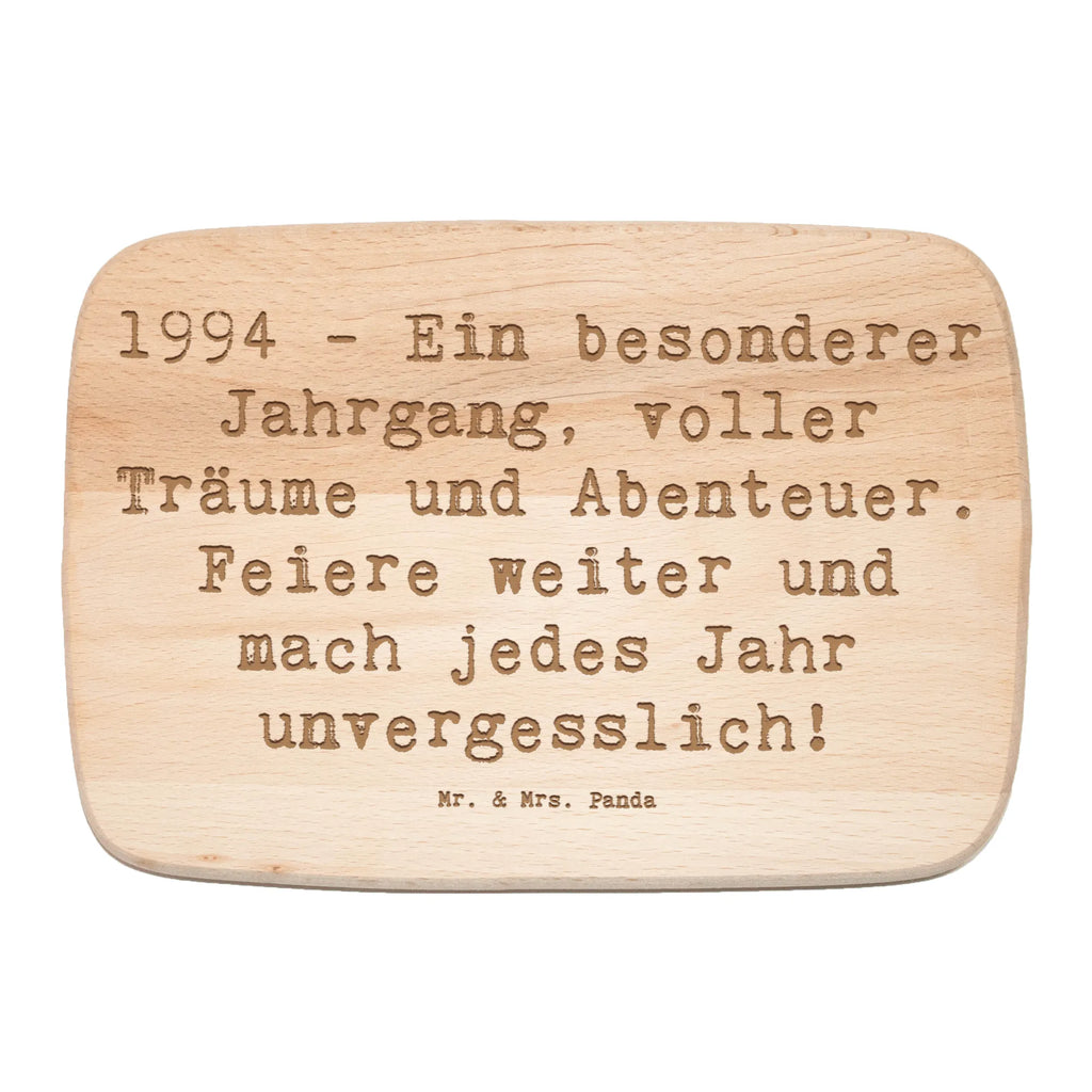 Śniadaniowa deska Przysłowie 1994 - Ein besonderer Jahrgang, voller Träume und Abenteuer. Feiere weiter und mach jedes Jahr unvergesslich! Urodziny, prezent urodzinowy, prezent