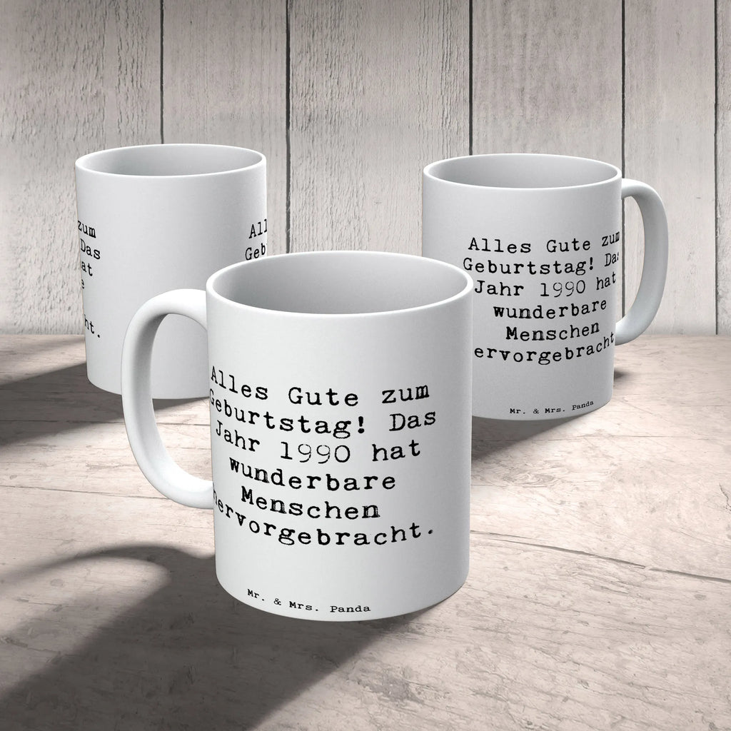 Tasse 1990 Geburtstag Tasse, Geschenktasse, Bürotasse, Teetasse, Tasse mit Motiven, Tasse mit Zitaten, Keramiktasse, Porzellantasse, Kaffeetasse, Geburtstag, Geburtstagsgeschenk, Geschenk