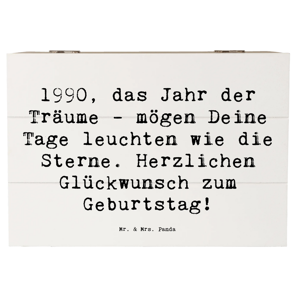 Holzkiste Spruch 1990 Geburtstag Träume Schatzkiste, Erinnerungsbox, Erinnerungskiste, Geschenkbox, Kiste, Aufbewahrungsbox, XXL, Geschenkdose, Dekokiste, Holzkiste, Schatulle, Truhe, Geburtstag, Geburtstagsgeschenk, Geschenk