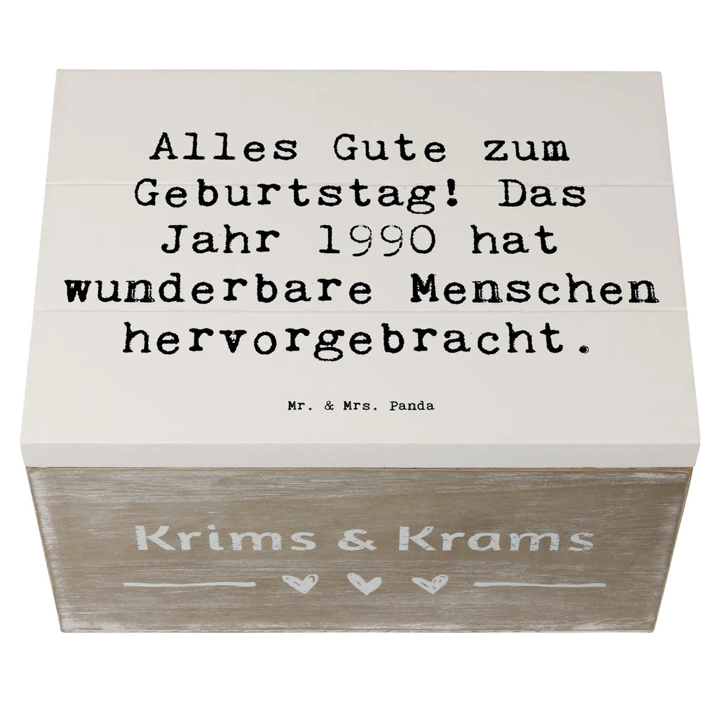 Holzkiste Spruch 1990 Geburtstag Dekokiste, Kiste, XXL, Schatzkiste, Geschenkdose, Truhe, Schatulle, Erinnerungsbox, Holzkiste, Geschenkbox, Erinnerungskiste, Aufbewahrungsbox, Geburtstag, Geburtstagsgeschenk, Geschenk