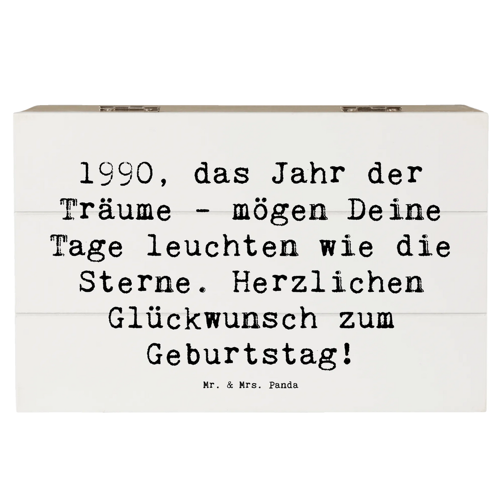 Holzkiste Spruch 1990 Geburtstag Träume Schatzkiste, Erinnerungsbox, Erinnerungskiste, Geschenkbox, Kiste, Aufbewahrungsbox, XXL, Geschenkdose, Dekokiste, Holzkiste, Schatulle, Truhe, Geburtstag, Geburtstagsgeschenk, Geschenk