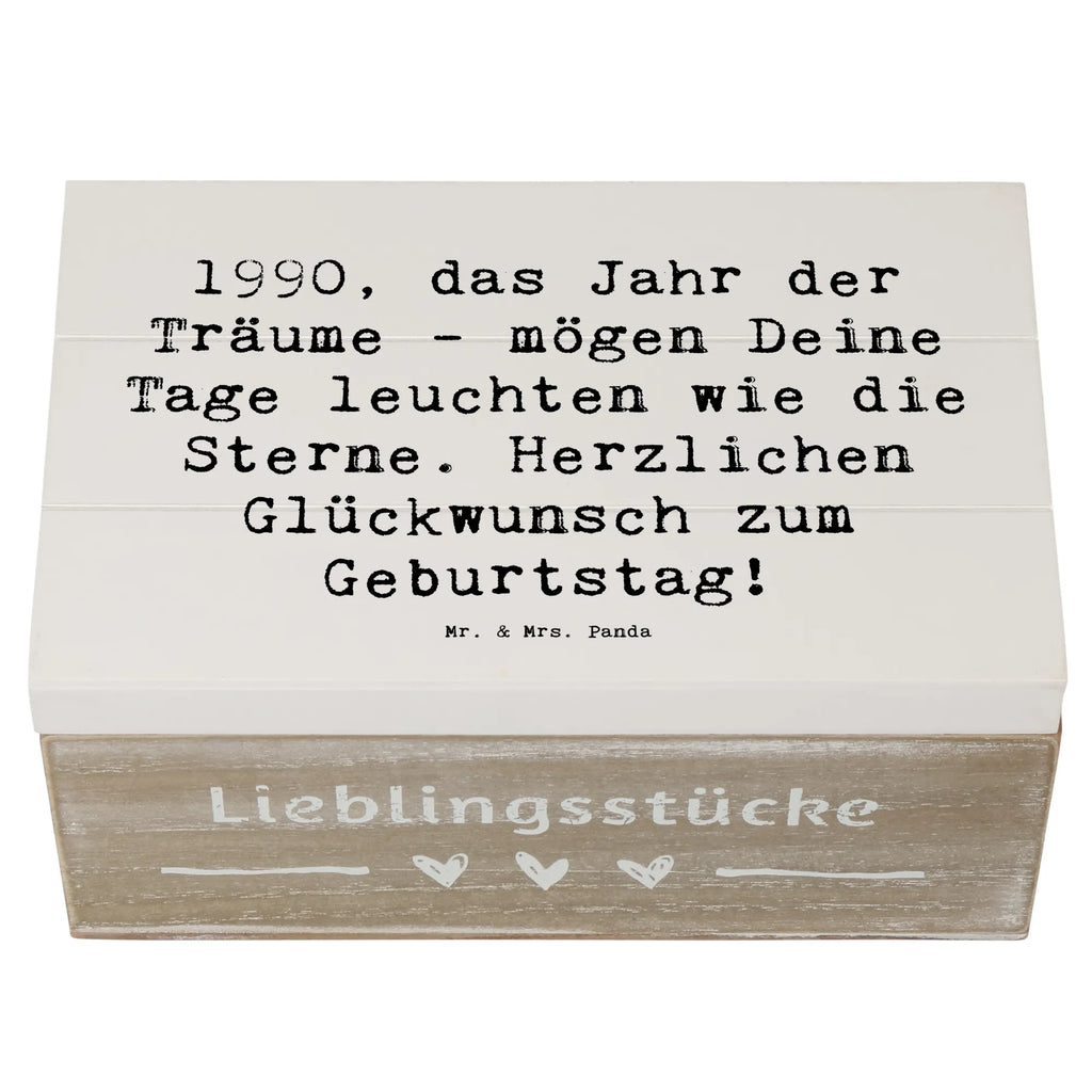 Holzkiste Spruch 1990 Geburtstag Träume Schatzkiste, Erinnerungsbox, Erinnerungskiste, Geschenkbox, Kiste, Aufbewahrungsbox, XXL, Geschenkdose, Dekokiste, Holzkiste, Schatulle, Truhe, Geburtstag, Geburtstagsgeschenk, Geschenk