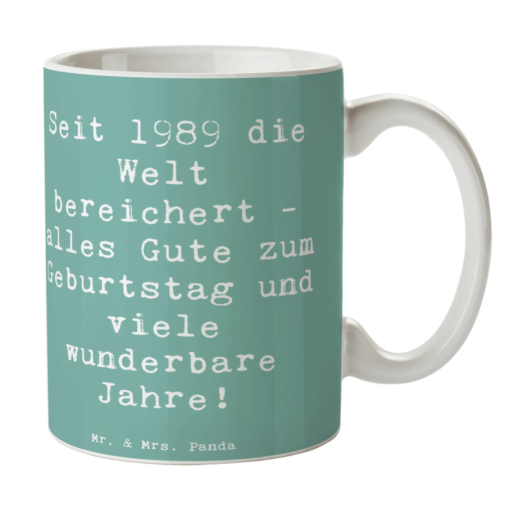 Tasse 1989 Geburtstag Tasse mit Motiven, Kaffeetasse, Keramiktasse, Bürotasse, Geschenktasse, Tasse, Teetasse, Tasse mit Zitaten, Porzellantasse, Geburtstag, Geburtstagsgeschenk, Geschenk