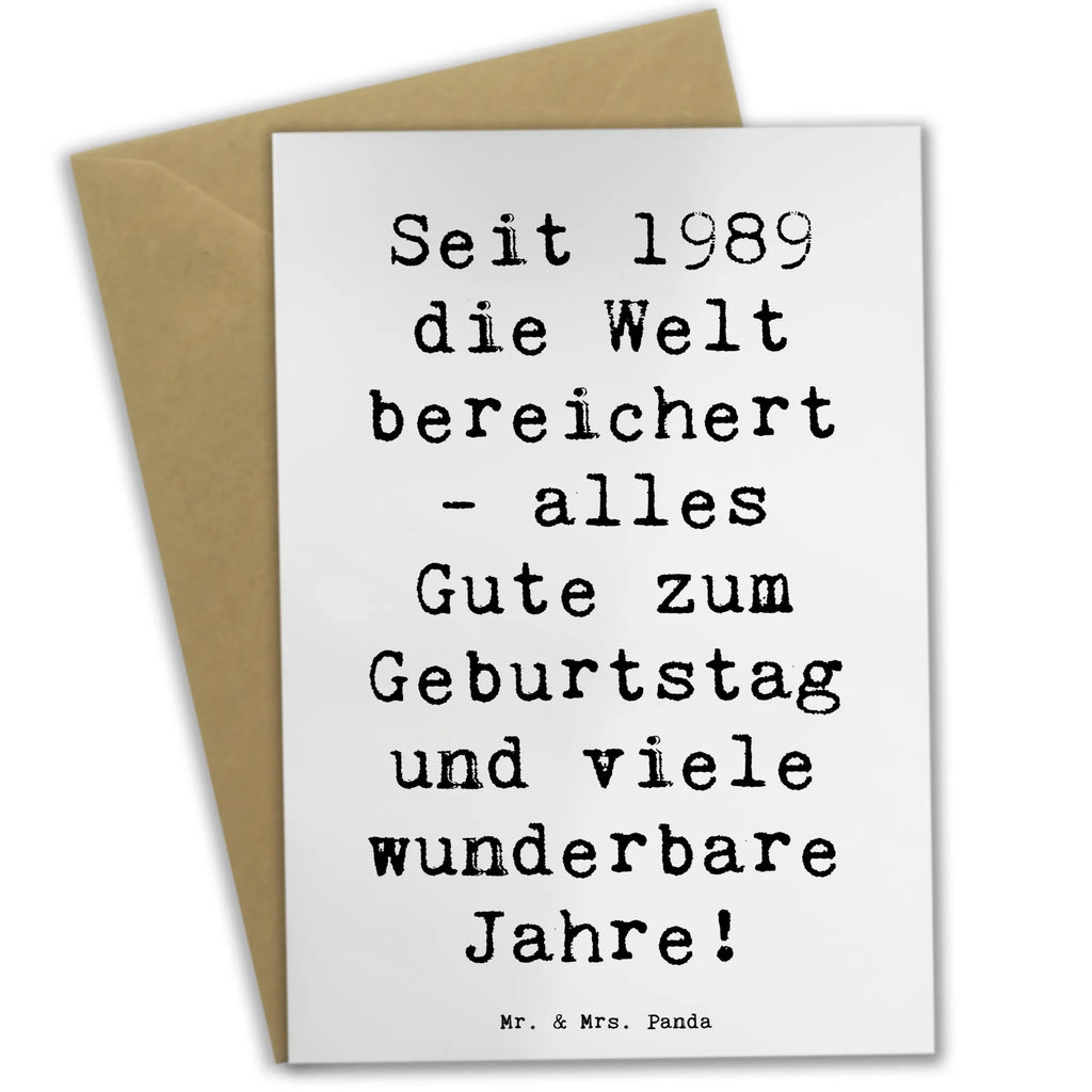 Grußkarte Spruch 1989 Geburtstag Karte, Grußkarte, Glückwunschkarte, Einladungskarte, Ansichtskarten, Klappkarte, Geburtstagskarte, Hochzeitskarte, Geburtstag, Geburtstagsgeschenk, Geschenk