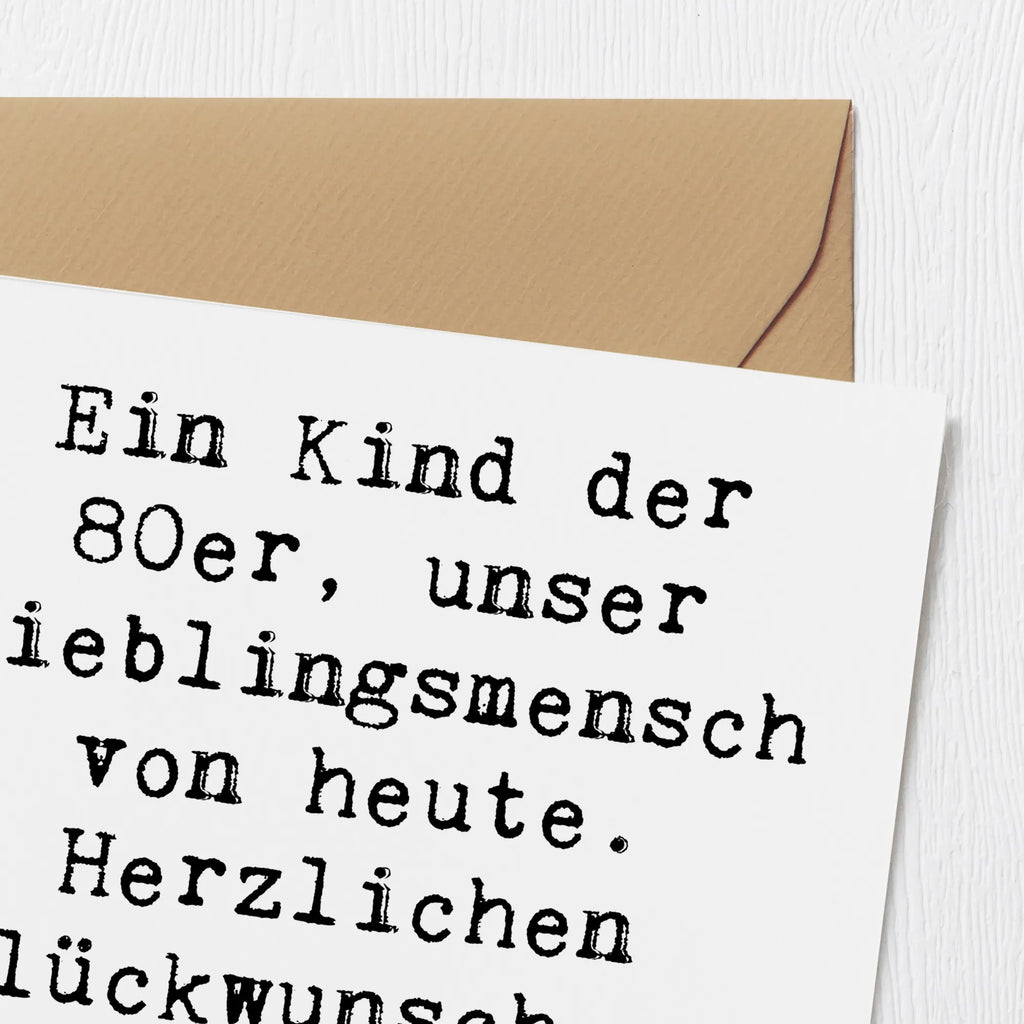 Deluxe Card Saying Ein Kind der 80er, unser Lieblingsmensch von heute. Herzlichen Glückwunsch an den 1989er Jahrgang! Karte, Grußkarte, Klappkarte, Einladungskarte, Glückwunschkarte, Hochzeitskarte, Geburtstagskarte, Hochwertige Grußkarte, Hochwertige Klappkarte, Geburtstag, Geburtstagsgeschenk, Geschenk