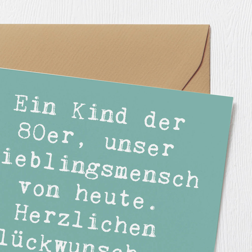 Deluxe Card Saying Ein Kind der 80er, unser Lieblingsmensch von heute. Herzlichen Glückwunsch an den 1989er Jahrgang! Karte, Grußkarte, Klappkarte, Einladungskarte, Glückwunschkarte, Hochzeitskarte, Geburtstagskarte, Hochwertige Grußkarte, Hochwertige Klappkarte, Geburtstag, Geburtstagsgeschenk, Geschenk