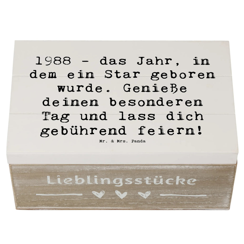 Holzkiste Spruch 1988 Geburtstag Schatzkiste, Holzkiste, Geschenkdose, Aufbewahrungsbox, Truhe, Erinnerungskiste, Geschenkbox, Erinnerungsbox, Kiste, Schatulle, XXL, Dekokiste, Geburtstag, Geburtstagsgeschenk, Geschenk