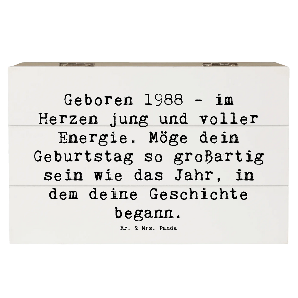 Holzkiste Spruch 1988 Geburtstag