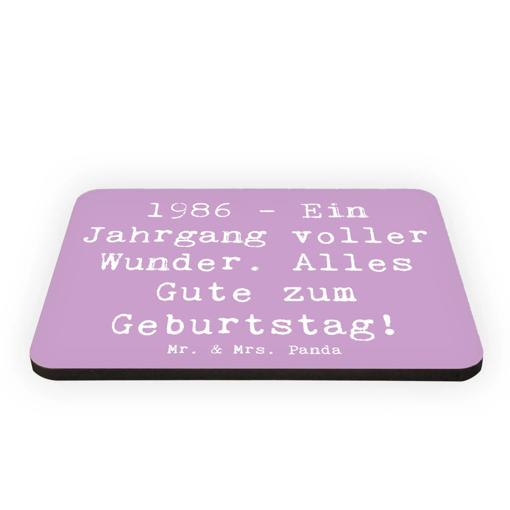 Magnet Saying 1986 - Ein Jahrgang voller Wunder. Alles Gute zum Geburtstag! Whiteboard Magnet, Motivmagnete, Kühlschrankmagnet, Pinnwandmagnet, Dekomagnet, Notiz Magnet, Souvenir Magnet, Kühlschrank Dekoration, Geburtstag, Geburtstagsgeschenk, Geschenk