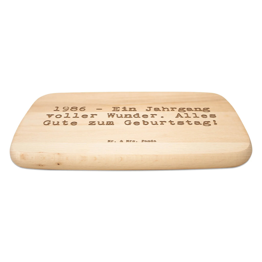 Serving board Saying 1986 - Ein Jahrgang voller Wunder. Alles Gute zum Geburtstag! Board, cutting board, breakfast board, Birthday, celebration, party, birthday party, friends, family, birthday wish, birthday present, birthday cards, 18th birthday, 30th birthday, 40th, 50th, 60th, 70th, 80th, 90th, 90th., gift ideas, gifts for girlfriend, boyfriend, mom, dad, brother, sister, congratulations, funny, sayings, 1 year, money gifts, guest gifts, gifts online, gift basket, special gifts, unusual gifts, extraordinary gifts, gift package, original gifts, gift items, special birthday gifts