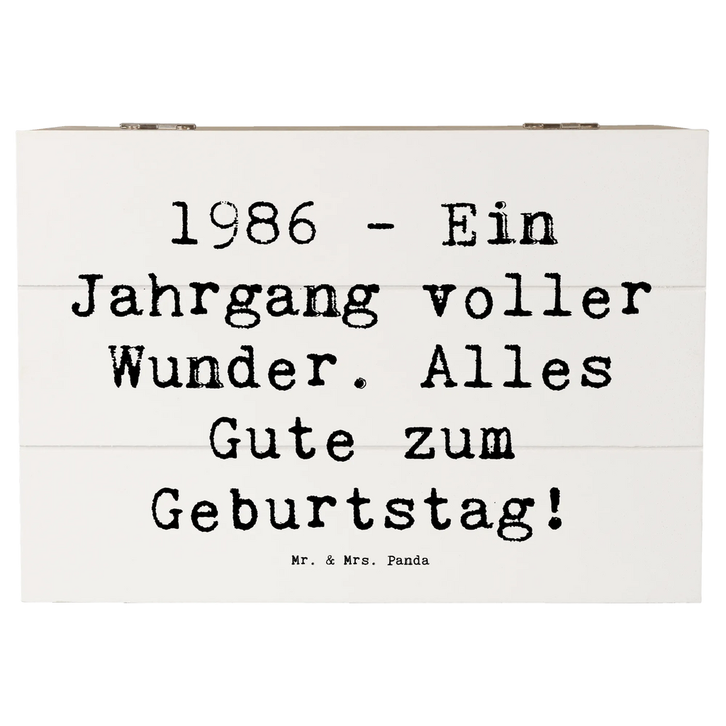 Holzkiste Spruch 1986 Geburtstag Wunder Erinnerungsbox, Kiste, Truhe, Schatulle, Schatzkiste, Holzkiste, Erinnerungskiste, Geschenkdose, Geschenkbox, XXL, Aufbewahrungsbox, Dekokiste, Geburtstag, Geburtstagsgeschenk, Geschenk
