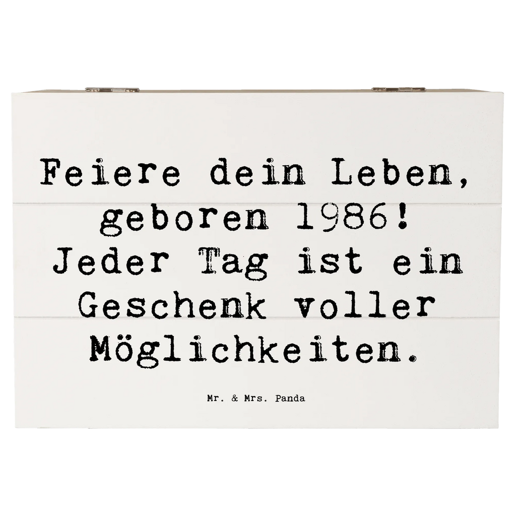 Holzkiste Spruch 1986 Geburtstag Truhe, Dekokiste, Kiste, XXL, Erinnerungsbox, Aufbewahrungsbox, Schatulle, Holzkiste, Erinnerungskiste, Geschenkbox, Geschenkdose, Schatzkiste, Geburtstag, Geburtstagsgeschenk, Geschenk